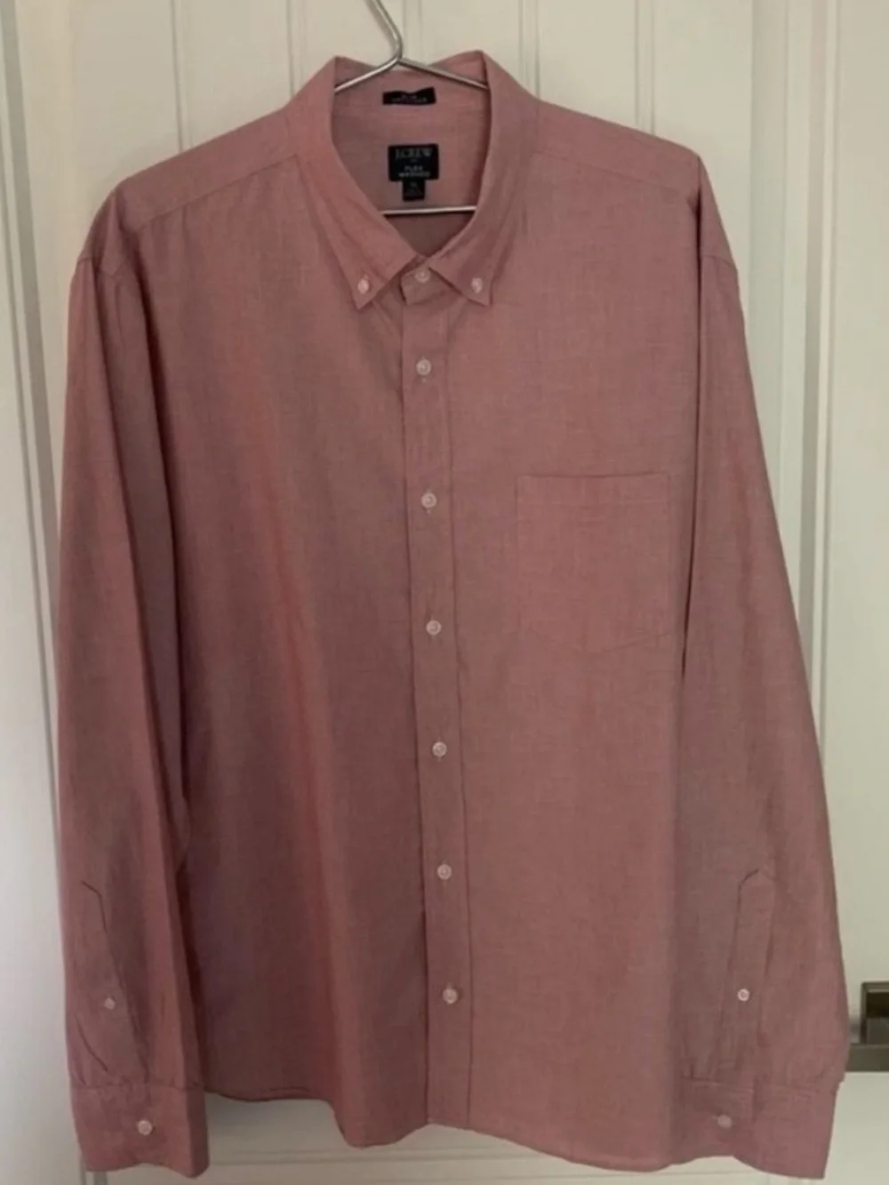 J Crew Shirt XL Slim Untucked Red